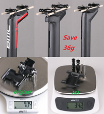 J&L para BMC TeamMachine/RoadMachine poste de assento parafuso de titânio + jugo + braçadeira de carbono comprar usado  Enviando para Brazil
