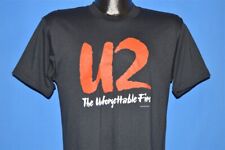 camiseta vintage anos 80 U2 FOTOS DE FOGO INESQUECÍVEIS 2 LADOS BONO THE EDGE MÉDIA M, usado comprar usado  Enviando para Brazil