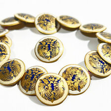Enameled bronze button d'occasion  Expédié en Belgium