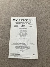 Worcester racecard jan for sale  WORCESTER