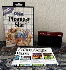 Phantasy Star 1 Sega Master System pôster SMS sem manual - Testado comprar usado  Enviando para Brazil