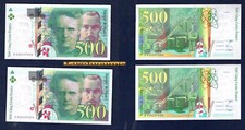 Lot billets 500 d'occasion  Lyon II