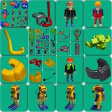 Playmobil taucher figuren gebraucht kaufen  Berlin