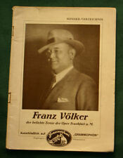 Franz völker sonderverzeichni gebraucht kaufen  Berlin
