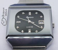 14 diamantes vintage Rado Jubile Diastar à prova de riscos 30mm 711.0067.3 ESA 935.112 comprar usado  Enviando para Brazil