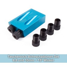 Taschenloch bohrschablone bohr gebraucht kaufen  Vetschau