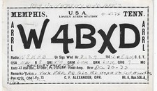 Placa de rádio QSL 1934 Memphis TN comprar usado Placa de rádio QSL 1934 Memphis TN comprar usado  Enviando para Brazil
