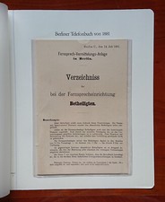 Vordruckblatt berliner telefon gebraucht kaufen  Rödental