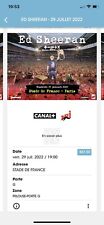 Billets concert sheeran d'occasion  Vernoux-en-Vivarais