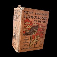 Petit Larousse Illustre 1924 Vintage Antique French Dictionary Illustrated, usado comprar usado  Enviando para Brazil