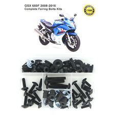 Ajuste de reposição para Suzuki GSX 650F 2008-2015 kit de parafuso de carenagem de aço parafuso preto comprar usado  Enviando para Brazil