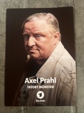 Autogrammkarte axel prahl gebraucht kaufen  Kallmünz