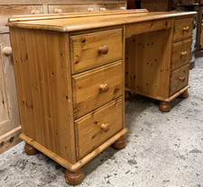 Modern pine desk for sale  HALSTEAD