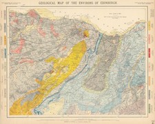 Geological map environs for sale  LONDON