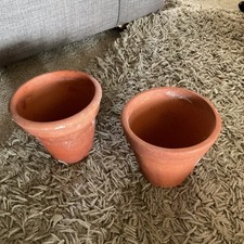 Two terracotta plant for sale  FOCHABERS