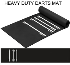 Darts mat black for sale  Shipping to Ireland