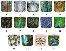 Peacock feathers lampshades for sale  BOLTON