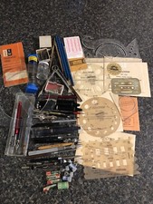 kits de desenho de desenho, compra em leilão, modelos, várias ferramentas, estojos comprar usado  Enviando para Brazil