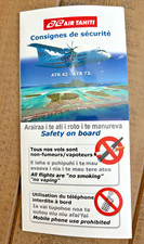 Air tahiti safety for sale  Pataskala