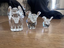 Swarovski set elephants for sale  GRANTHAM