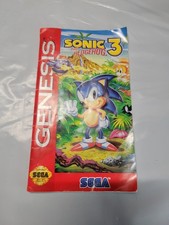 Sonic the Hedgehog 3 (SEGA Genesis, 1994) SOMENTE Manual comprar usado  Enviando para Brazil