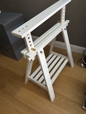 Ikea white trestle for sale  LEIGH-ON-SEA