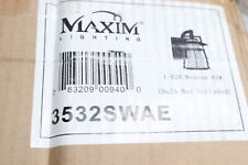 Arandela de parede Maxim Calistoga integral capuz cetim branco vidro externo 1 luz  comprar usado  Enviando para Brazil