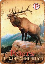 Metal sign peters for sale  Minneapolis