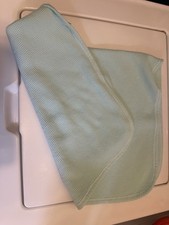 Cobertor térmico azul água Baby Morgan waffle tecido algodão feito nos EUA vintage comprar usado  Enviando para Brazil