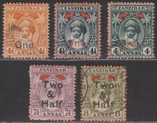 Zanzibar 1904 surcharge for sale  EDINBURGH