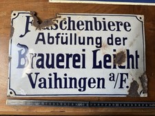 Altes bierschild emailleschild gebraucht kaufen  Bad Lippspringe