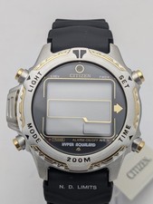 Perfeito 💎 Citizen Hyper Aqualand Pro relógio de mergulho + unidade de comunicação MA9024-24EZ comprar usado  Enviando para Brazil