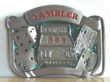 Gürtelschnalle gambler würfe gebraucht kaufen  Albstadt