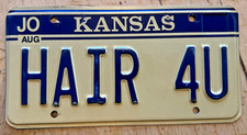Kansas vanity license for sale  USA