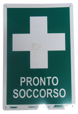 Targhetta pronto soccorso usato  Morro d'Oro