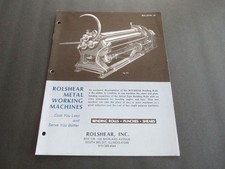 Rolshear metal working for sale  Toledo