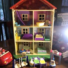 Peppa Pig Familia Hogar Juego Luces de Trabajo Sonidos Muebles Figuras Coche Cámper segunda mano  Embacar hacia Argentina