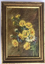 Tableau ancien huile d'occasion  Saint-Maur-des-Fossés