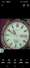 Seiko kinetic silver for sale  MANCHESTER