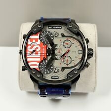 Relógio masculino Diesel Mr. DADDY 2.0 aço inoxidável banhado a cinza DZ7463 comprar usado  Enviando para Brazil