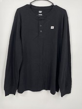 Camisa térmica CAT Caterpillar masculina tamanho XL roupa de trabalho Henley XLarge comprar usado  Enviando para Brazil