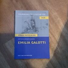 Emilia galotti gotthold gebraucht kaufen  Lüneburg