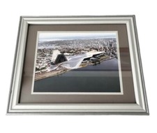Fotografia emoldurada original USAF Lockheed Martin F-22 Raptor PNW 16" x 13" comprar usado  Enviando para Brazil