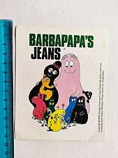 Adesivo barbapapa jeans usato  Italia
