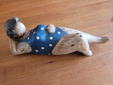 Holzfigur badende liegende gebraucht kaufen  Burgdorf