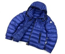 Luksusowa męska kurtka puchowa Auth MONCLER EDWARD niebieska puchowa klasyczna - 3 M/L na sprzedaż  PL