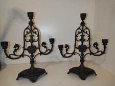 Paire chandeliers fer d'occasion  Vorey