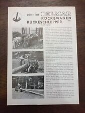 Riginal dolmar rückewagen gebraucht kaufen  Wedemark