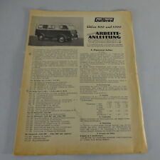 Maintenance manual gutbrod d'occasion  Expédié en Belgium