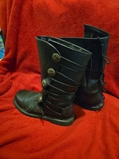Men black leather for sale  Hutchinson